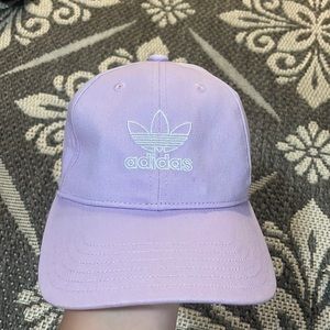 purple adidas hat